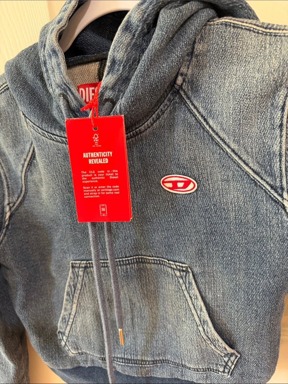 Diesel blue denim